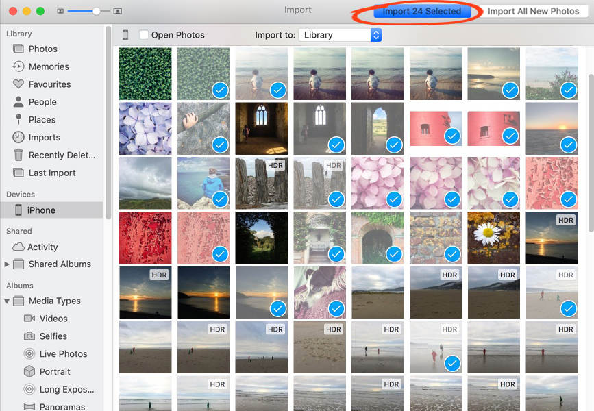Download all iphone photos to macbook