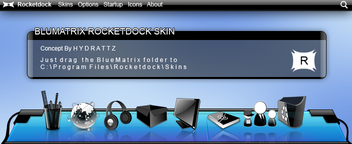 Get Skins Rocketdock